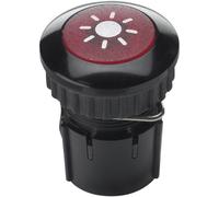 Bouton de sonnette simple Grothe 63032 noir 12 V/1,5 A