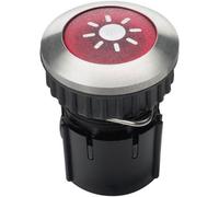 Bouton de sonnette simple Grothe 63052 acier inoxydable 12 V/1,5 A