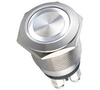 Bouton de sonnette simple Heidemann 70528 acier inoxydable 24 V/0,5 A