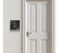 Bouton de sortie infrarouge rétroéclairé avec indicateur lumineux 86 x 86 mm (86 x 50 mm)