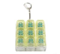 Bouton de soulagement du stress avec mécanisme de décompression, conçu pour les bureaux et les sacs d'école pour réduire l'anxiété (jaune)