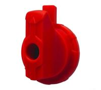 Bouton de tendeur de chaîne de tronçonneuse réglable en fer pour une stabilité de coupe précise 43 mm Rouge