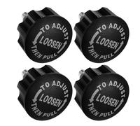 Bouton de Tension Vélo d'exercice 18mm, Lot de 4 Pièces | Abs et Fer, Installation Facile, Verrouillage de Réglage en Hauteur, pour Vélos Stationnaires et Machines