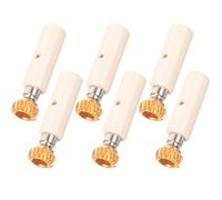 Bouton de Tête de Corde de Guitare Engrenages 1:18 en Fer ABS | Tiges de Corde Incluses, Installation Légère et Simple, Maintien Ferme, pour Accordeurs de Guitare et Basse