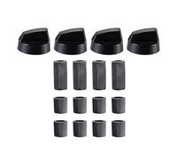 Bouton de thermostat - Boutons de commande pour les fours | Cadrans de brûleur de remplacement | Interrupteur de cuisinière en plastique ABS | Contrôles du poêle résistant à la chaleur | Aju
