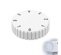 Bouton de Thermostat de Frigo Universel - Bouton de Réglage de Température pour Réfrigérateur et Congélateur, Compatible avec Axe de Diamètre 6 mm et Longueur 8 mm, Emballage Individuel (1 Pièce)