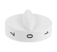 Bouton de Thermostat du Réfrigérateur, 6mm, ABS Blanc | Remplacement Rapide, Compatibilité, Réglage Précis, pour Frigo et Mini-frigo au Bureau Cuisine