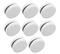 Bouton de Thermostat Réfrigérateur Réglable Blanc en Plastique, Lot de 8 | Compatible Frigo et Congélateur, Commande Rotative, Contrôle Précis Température