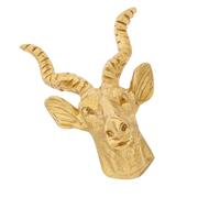 Bouton de tiroir vintage en laiton en forme de chèvre - Poignée décorative pour placard de cuisine, armoire en laiton durable