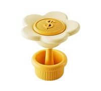 Bouton de toilette Assist - Poignée de - Couvercle de siège floral - Outil de salle de bain parfumé facile à presser avec comprimés d'aromathérapie pour femmes, personnes âgées,