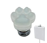 Bouton de toilette Push - Bouton Push Topt Scher TOILLET FLUSH | Presse pour toilettes pour les décorations | Pour ustensiles de salle de bain avec griffe pour chat Top à fil en résine pour femme