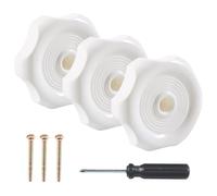 Bouton De Verrouillage De Fenêtre pour Camping-Car - Arbre D'aération De 2,5 Cm | Bouton Tournant De Remplacement Intérieur, 5,7x5,7x3,3 Cm | Accessoire Matériel De 2-1/4 Pouces De Diamètre | Poignée