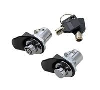 Bouton de verrouillage de porte d'ascenseur de boîte lumineuse électrique rétractable de type poussoir, goupille de fleur de prunier, verrouillage d'impact cylindrique 1 pièces(Brown)