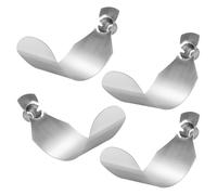 Bouton de verrouillage de rechange pour aspirateur Rainbow C-Clip, baguettes d'aspirateur E2 en acier inoxydable avec loquet de dégagement poussoir R12587B (4 pièces)