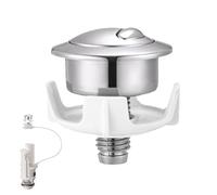 bouton de vidange de l'eau - Bouton de toilette Remplacement de fil | Boutons de réservoir de toilettes | Deux pièces réservoir d'options de fil Facile réparation hydraulique de