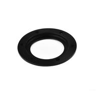 Bouton de volant à 6 boulons noir central pour anneau pour roues MOMO et NRG Racing avec taille de 84 mm et aluminium 6061 poli miroir
