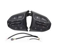 Bouton de volant/adapté for KIA K2 RIO 2017 2018 RIO X LINE Boutons Bluetooth Régulateur de vitesse du téléphone Commutateur de volume(K2 HBL B Set Red)