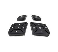 Bouton de Volant Compatible Avec Benz Pour W166 Classe GL 2013 2014 2015 OEM 1669052800 Couvercle Bouton Volant Pièces Garniture Commutateur Commande(Black1,Size1)