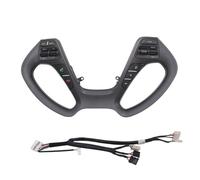Bouton de volant multifonction Convient pour KIA CERATO K3 2016 2017 K3S Ceed JD 2014 Boutons de volant Cadre Commutateur Audio Voix Fonctions de croisière(WHITE)