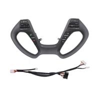 Bouton de volant multifonction Convient pour KIA CERATO K3 2016 2017 K3S Ceed JD 2014 Boutons de volant Cadre Commutateur Audio Voix Fonctions de croisière Boutons De Commande Du Volant(Black)
