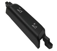 Bouton de volume Commutateur de volant pour Golf 7 7.5 GTD R pour GTS pour Passat pour ARTEON 2017-2020 Couvercle de bouton multifonction Noir Matériau ABS Pièce de rechange pour conduite à gauche