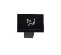 Bouton de volume pour panneau de contrôle de climatisation pour Jaguar XFL et F-PACE - Accessoire de commutateur intérieur ABS noir de remplacement pour un réglage précis du flux d'air dans le tableau