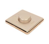Bouton de Volume Réglable 10W, Potentiomètre, pour équipement (GOLD) | Réglage à cinq positions, conception antidérapante, matériau PC ignifuge durable, conception à grande plaque