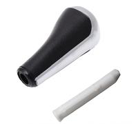 Bouton décalage Voiture pour Peugeot 206 207 208 301 307 308 407 408 607 3008 5008 pour RCZ/Pommeau De Levier De Vitesse Automatique pour Voiture Pommeau Pommeau de Vitesse(Chrome and Adapter)