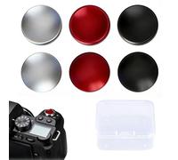 Bouton Déclencheur pour Fujifilm X100VI, X100V, XT5, XT50, XE4, XPro3, avec 6 Métal Boutons, Noir, Argent, Rouge, pour Améliorer Prise de Vue, Installation Facile, Inclut Boîte de Rangement