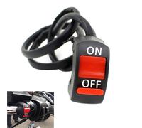 Bouton D'extinction Universel Pour Guidon De Moto, Bouton Marche/Arrêt Pour Moteur De Moto, Atv, Dc12v/10a, Noir, 1 Pièce