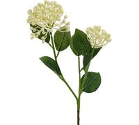 Bouton d'Hortensia Artificiel 55cm Crème Set de 6 décorations de mariage Printemps