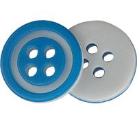 Bouton - diamètre 12,5 mm - Blanc, Bleu