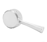 Bouton d'interrupteur à levier à vapeur en alliage d'aluminium anodisé pour machines à expresso Breville 870 875 876 878 conçu pour un fonctionnement quotidien répété (argenté)