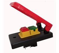 Bouton d'interrupteur d'alimentation 1 PC Scies de table Cutteur paddle du bouton-poussoir électromagnétique 22 0V-240V 16A 5E4 Interrupteur sécurité avec couverture d'arrêt d'urgence