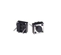 Bouton d'interrupteur d'alimentation 100 pièces Micro bouton poussoir tactile momentané 2 broches 6 * 6 * 5mm touches marche/arrêt bouton DIP 6x6x5mm interrupteur industriel