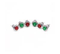 Bouton d'interrupteur d'alimentation 100pcs DS-101 Interrupteur à bouton-poussoir marche / arrêt de 8 mm Mini bouton-poussoir momentané sans verrouillage Bouton-poussoir micro normalement ouvert(Green