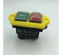 Bouton d'interrupteur d'alimentation CK21 2- IP54 Interrupteur électromagnétique momentané Botton à 5 broches imperméable 25 0VAC 16A A 5E4 Machine de découpe(Ck21 5-pin)