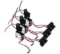 Bouton d'interrupteur d'alimentation Dc18v21v / 24v Interrupteur de déclencheur contrôle vitesse forage sans fil batterie au lithium avec interrupteur déclenchement lumineuse(3pcs)