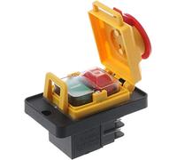 Bouton d'interrupteur d'alimentation KJD12 250V 4- PIN START STOP NO VOLT RELATION DU BOUTON PUST-BOUTON NVR Machines communes aux woodshop et en métal