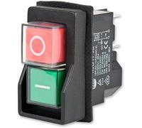 Bouton d'interrupteur d'alimentation KJD17 NVR Interrupteur Contrôle des scies à bouton-poussoir électromagnétiques Interrupteur de palette for les formes / broyeurs / tours de banc for les bancs