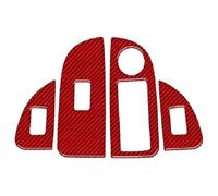 Bouton d'interrupteur de fenêtre pour A&Lfa pour Romeo pour Giulia 2017-2019 - Panneau de commande de fenêtre de voiture - Panneau de commande en verre - Décoration intérieure de voiture (HDD-noir