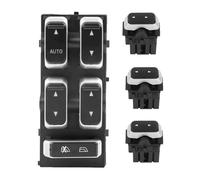 Bouton d'interrupteur Interrupteur lève-vitre côté conducteur et boutons de commande de lève-vitre côté passager pour Lincoln Town Car 2003-2008 Lève-vitres(A complete set)