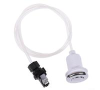 Bouton d'interrupteur pneumatique pour baignoire ou spa 16 A 250 V ABS en acier inoxydable pour trop-plein, évacuation des déchets, télécommande, installation rapide, 28 mm, 32 mm, 34 mm, options de
