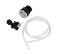 Bouton d'interrupteur pneumatique pour baignoire ou spa 16 A 250 V ABS en acier inoxydable pour trop-plein, évacuation des déchets, télécommande, installation rapide, 28 mm, 32 mm, 34 mm, options de