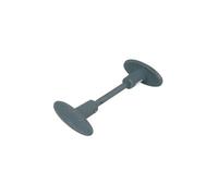Bouton double 59/06 moderne tige 6 en fonte époxy gris - JARDINIER MASSARD - J575060 Noir G