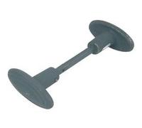 Bouton double 59/06 moderne tige 6 en fonte époxy gris - - J575060