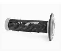 Progrip Handlebar Saisit 791, Cross, Noir/Gris, Pour 7/8 Pouces Guidon, Fermé, Noir-Gris Noir Gris