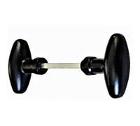 Bouton Double Olive Noir KLOSE besser Carré de 6.