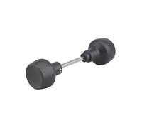 Bouton double rond, gris, pour serrrue Modèle Horga, 1 portée, carré 6 mm, longueur 100 mm - THIRARD 1, Portée, Carré, 6 mm, Longueur, 100 mm, Acier, pour PorteTHIRARD