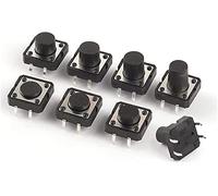 Bouton du commutateur d'alimentation 1 0pcs Tactile tact mini interrupteur de bouton-poussoir micro 12x12 12 * 4,3 mm 5 6 7 8 9 10 11 Switch 4pinc(12x12x7mm)